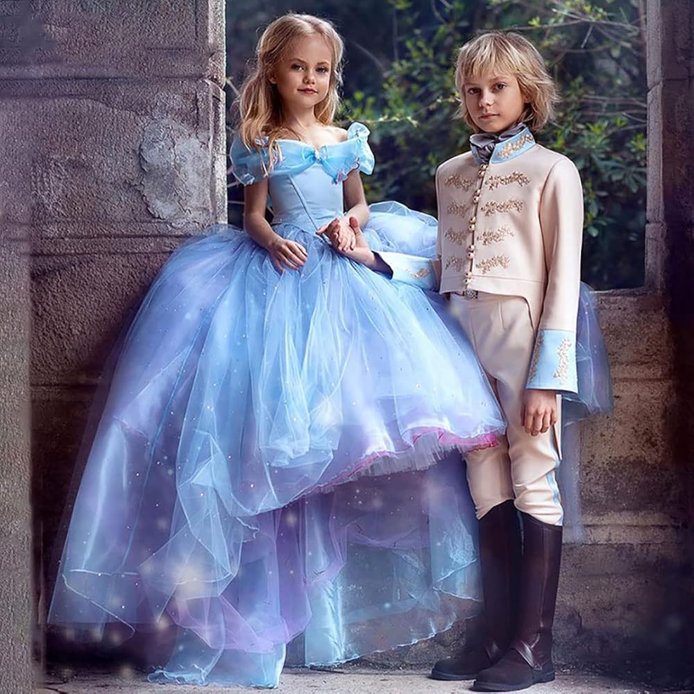 Cinderella — Champagne beaded bodice tulle gown