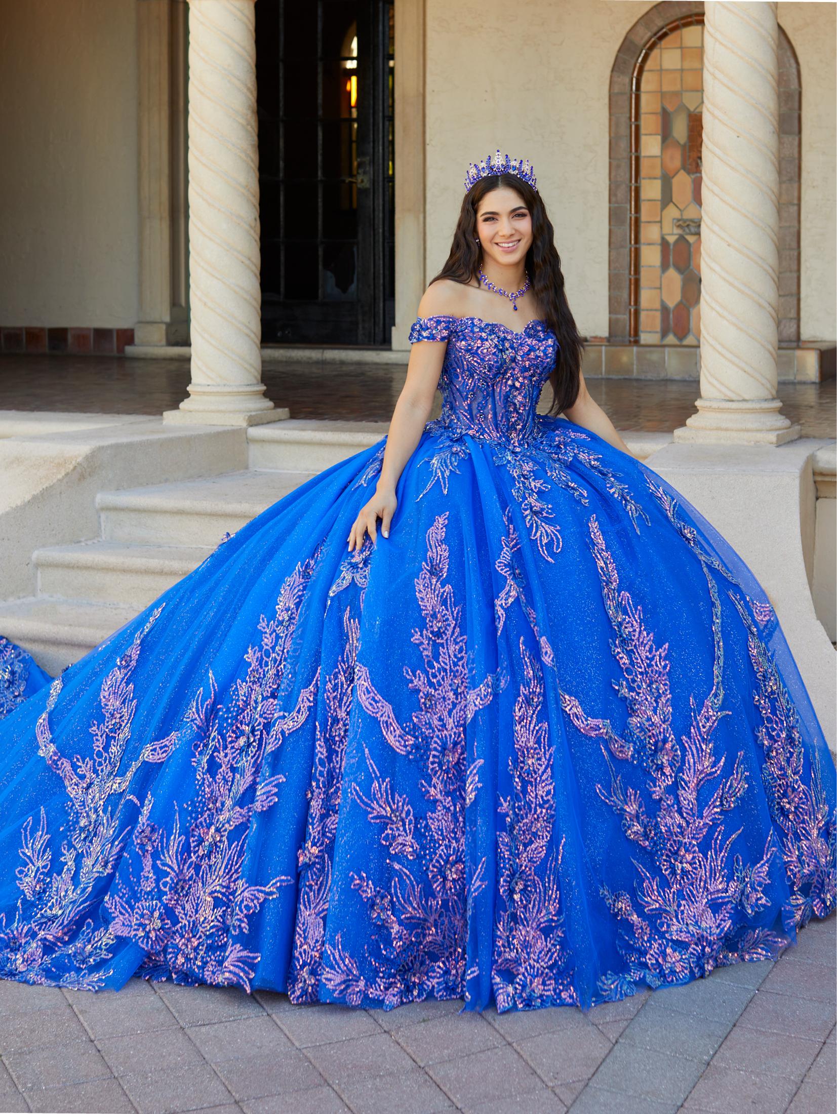 House of Wu — Fuchsia sweetheart corset ball gown